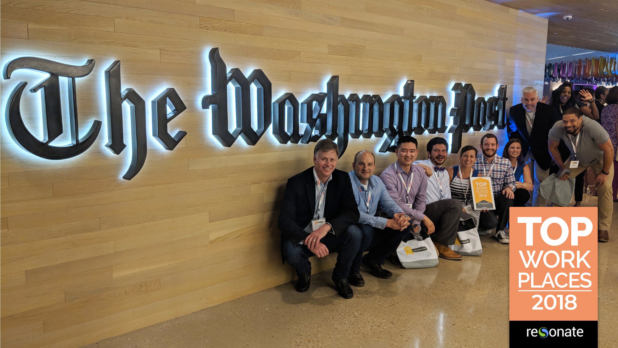 The Washington Post Names Resonate a 2018 Top Workplace