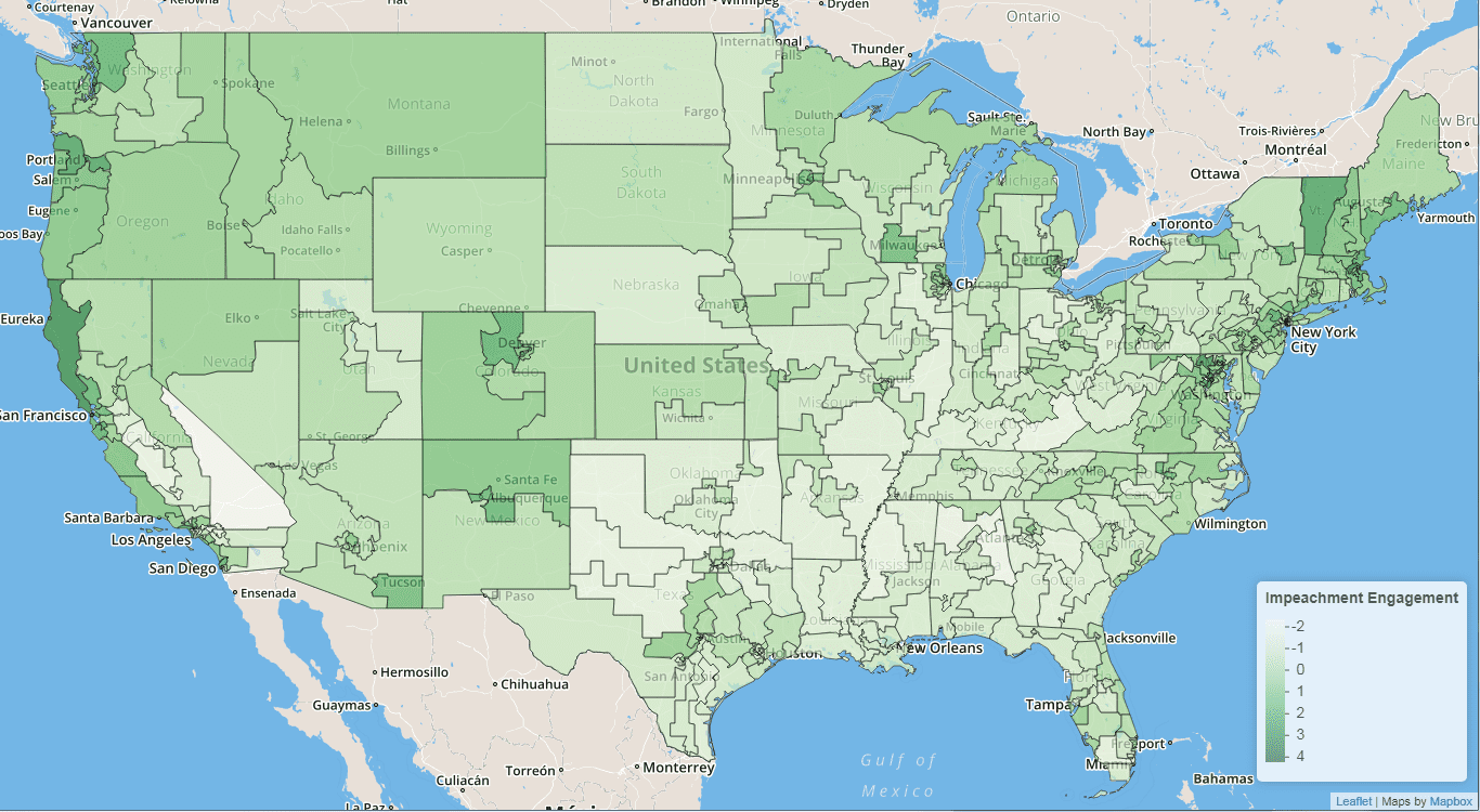 How Does Your Congressional District Feel About the Impeachment Inquiry?