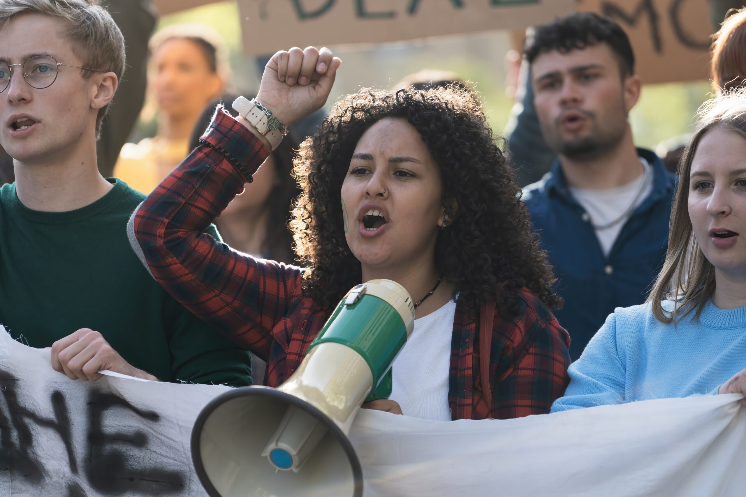 group of protesters